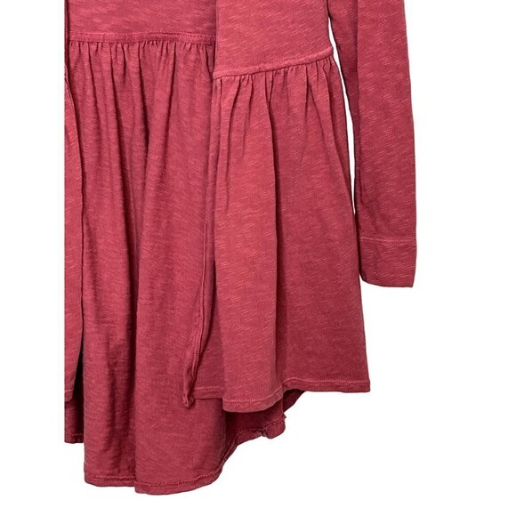 Anthropologie T.LA Oversized Red Open Front Cardigan Sweater Size XS - Picture 6 of 12